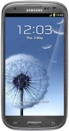 Смартфон Samsung Galaxy S3 GT-I9300 16Gb Titanium grey - Москва